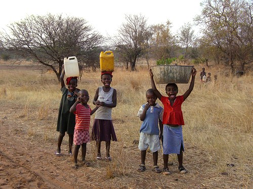 Collecting Drinking Water Zambia